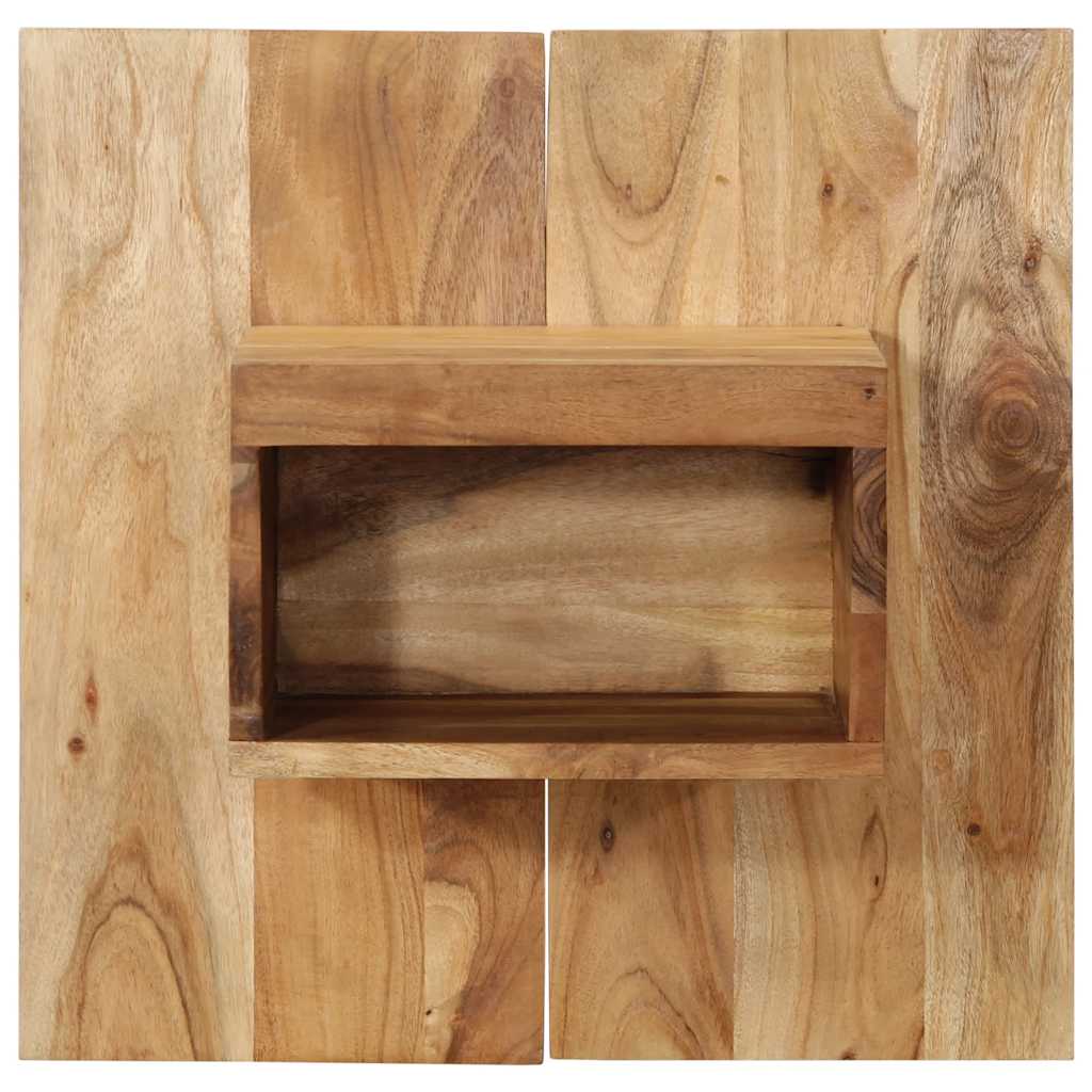 Nattbord 50x27x50 cm heltre akasie