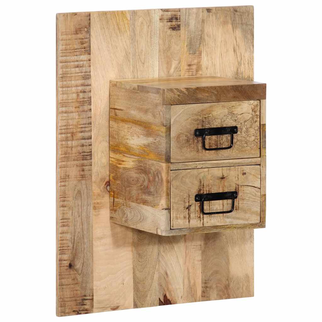 Nattbord 60x32x80 cm grovt heltre mangotre