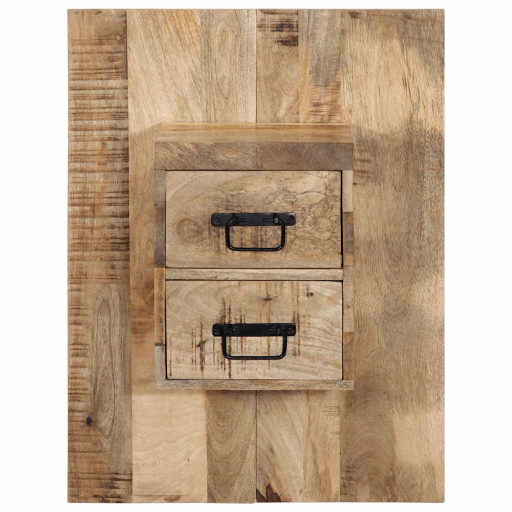 Nattbord 60x32x80 cm grovt heltre mangotre