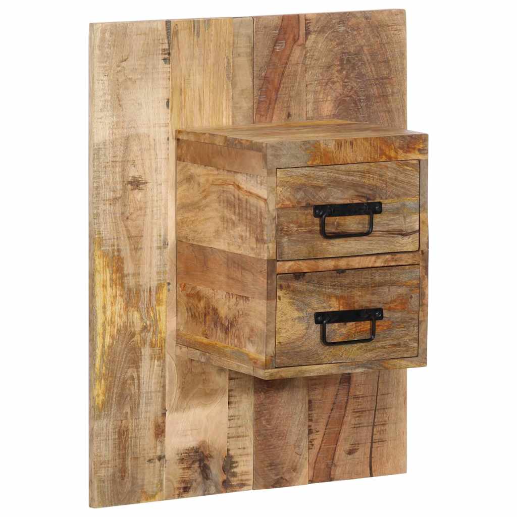 Nattbord 60x32x80 cm grovt heltre mangotre