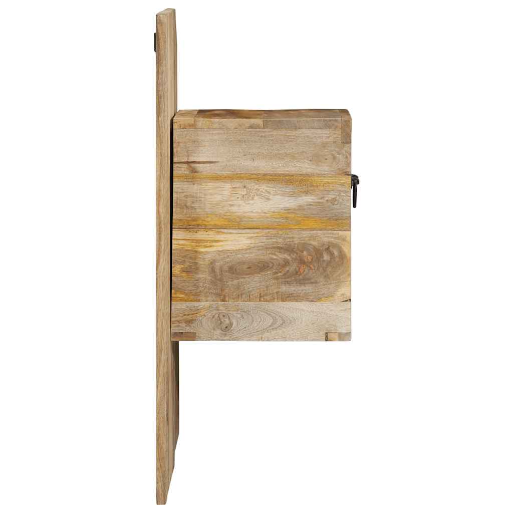 Nattbord 60x32x80 cm grovt heltre mangotre