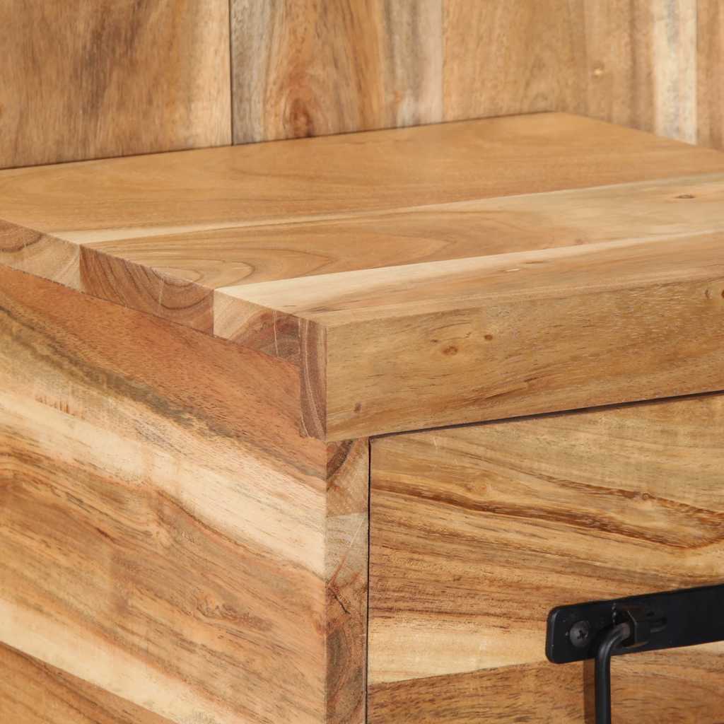 Nattbord 60x32x80 cm heltre akasie