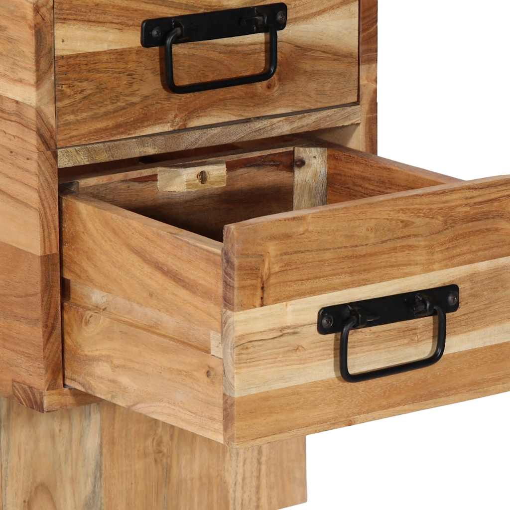 Nattbord 60x32x80 cm heltre akasie