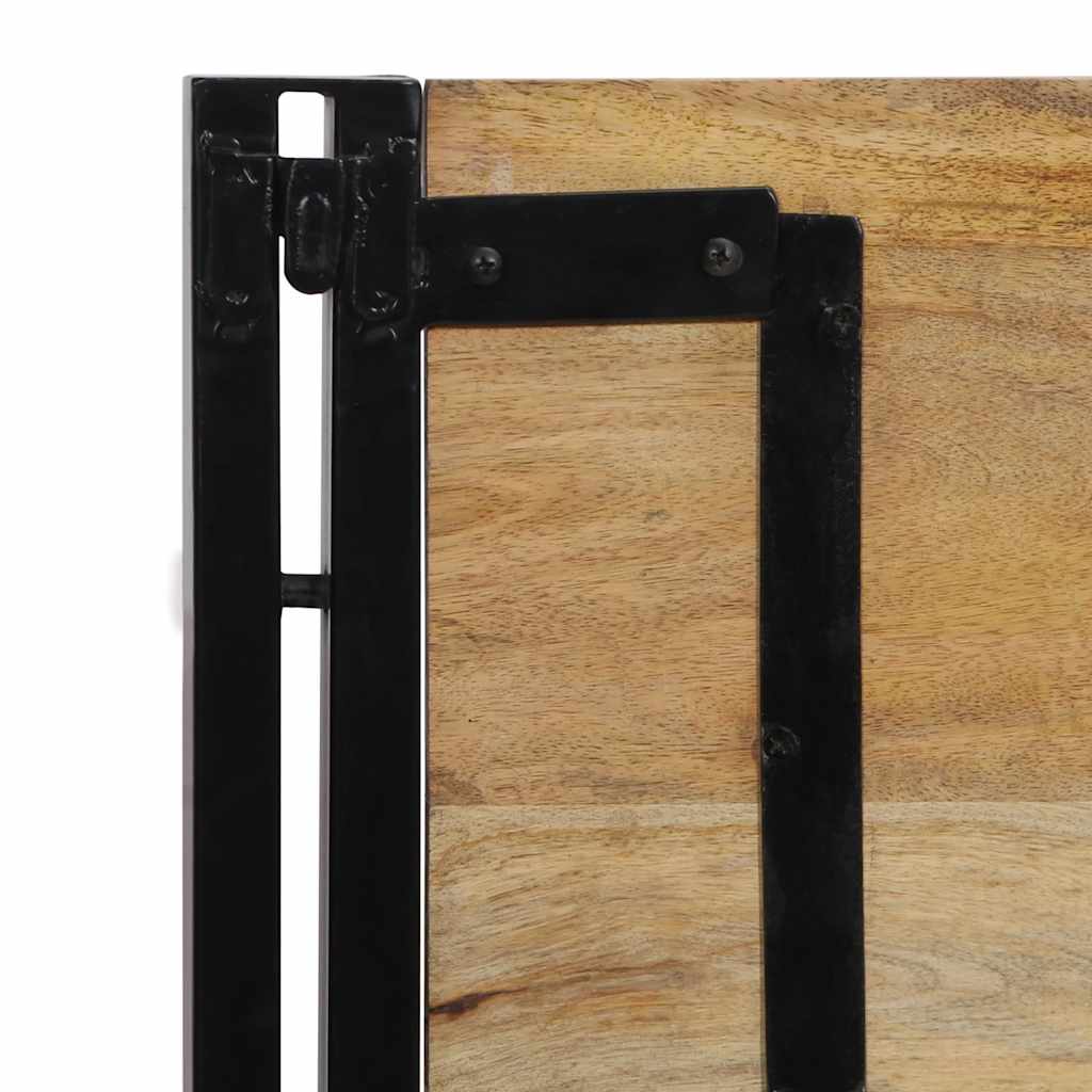 sengegavl 100 cm heltre mango og jern