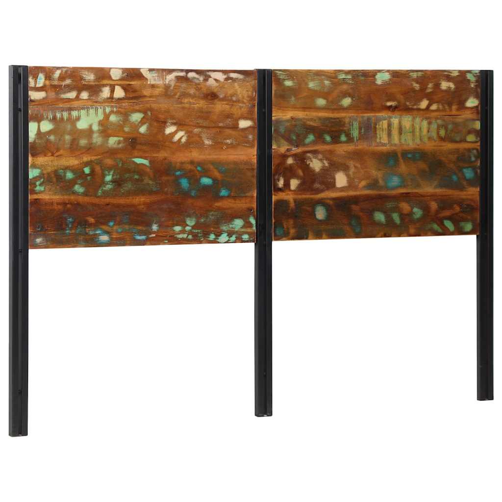 sengegavl 160 cm gjenvunnet heltre og jern