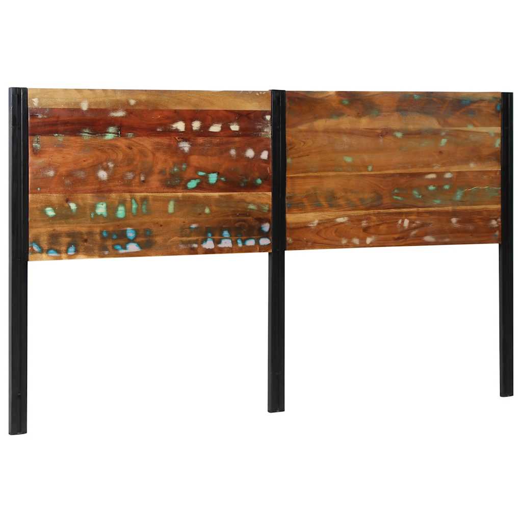 sengegavl 180 cm gjenvunnet heltre og jern