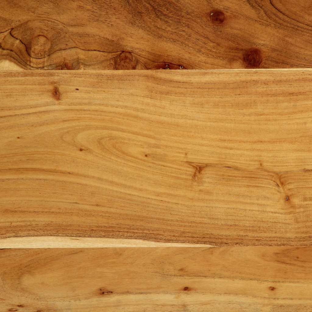 sengegavl 180 cm heltre akasie og jern