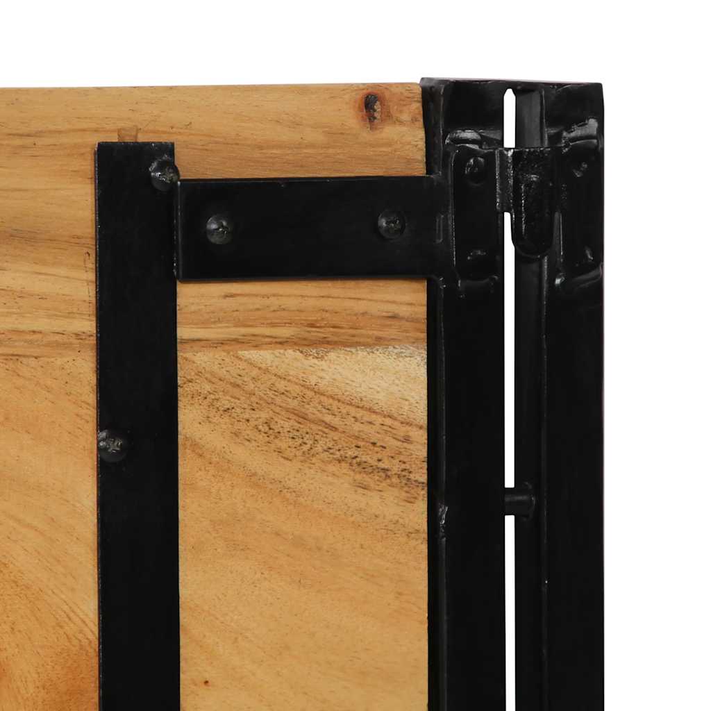 sengegavl 180 cm heltre akasie og jern