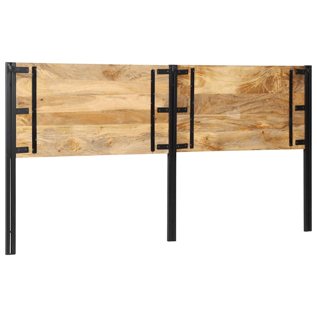 sengegavl 200 cm heltre mango og jern