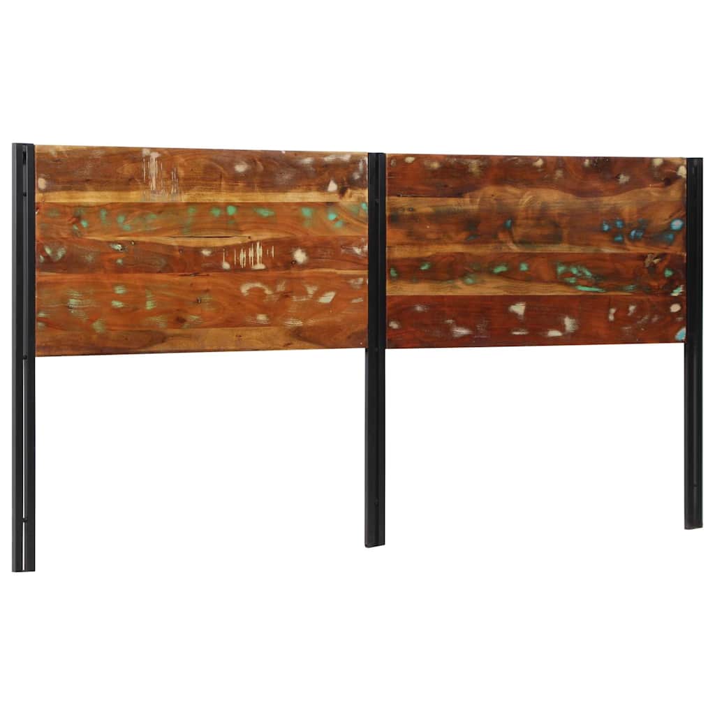 sengegavl 200 cm gjenvunnet heltre og jern