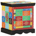 Nattbord flerfarget 40x35x45 cm heltre mango