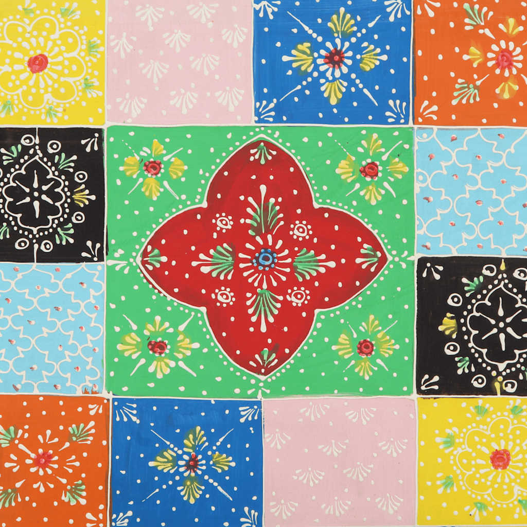 Nattbord flerfarget 40x35x45 cm heltre mango