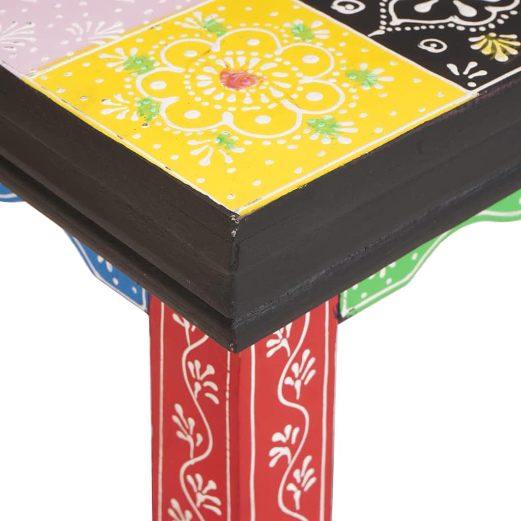 Firkantet bord 3 pcs Flerfarget