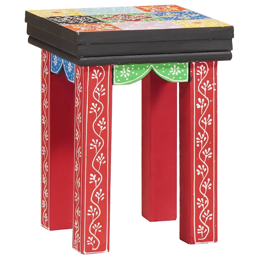 Firkantet bord 3 pcs Flerfarget