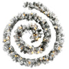 Julegirlander med LED-lys grønn 5 m PVC
