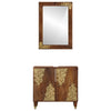 Bademøbelsett 2 pcs Brun 62 x 33 x 58 cm Massivt mangotre