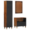 Baderomssett 3 pcs Brun 62 x 33 x 58 cm Massivt mangotre