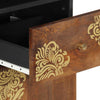 Baderoms Møbelsett 4 pcs Brun 62 x 33 x 58 cm Massivt mangotre