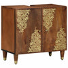 Baderoms Møbelsett 4 pcs Brun 62 x 33 x 58 cm Massivt mangotre