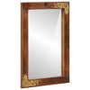 Baderoms Møbelsett 4 pcs Brun 62 x 33 x 58 cm Massivt mangotre