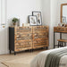 Oppbevaringsskap 2 stk. 120 x 33 x 75 cm Massiv mango tre