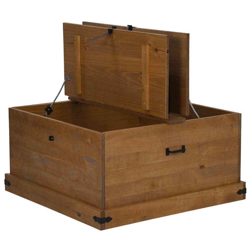 Oppbevaringskiste HALDEN 91x91x47 cm heltre furu