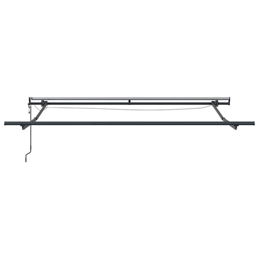 Automatisk uttrekkbar markise med LED burgunder 300x250 cm vidaXL