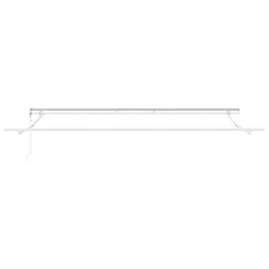 Automatisk uttrekkbar markise brun 450x300 cm