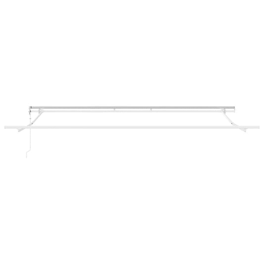 Automatisk uttrekkbar markise brun 500x300 cm