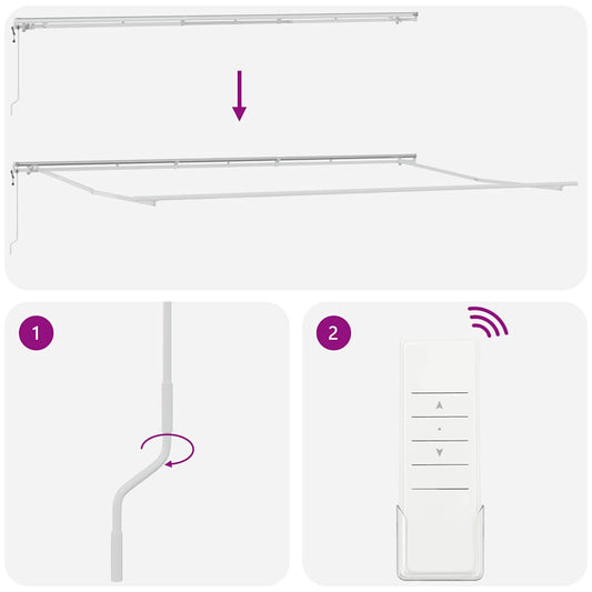 Automatisk uttrekkbar markise antrasitt og hvit 600x300 cm vidaXL