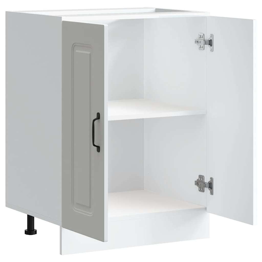 Vask underskap Kalmar hvit 60x46x81,5 cm konstruert tre
