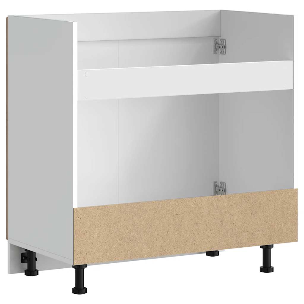 Vask underskap Kalmar høyglans hvit 80x46x81,5cm konstruert tre