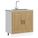 Vask underskap Kalmar artisan eik 80x46x81,5 cm konstruert tre