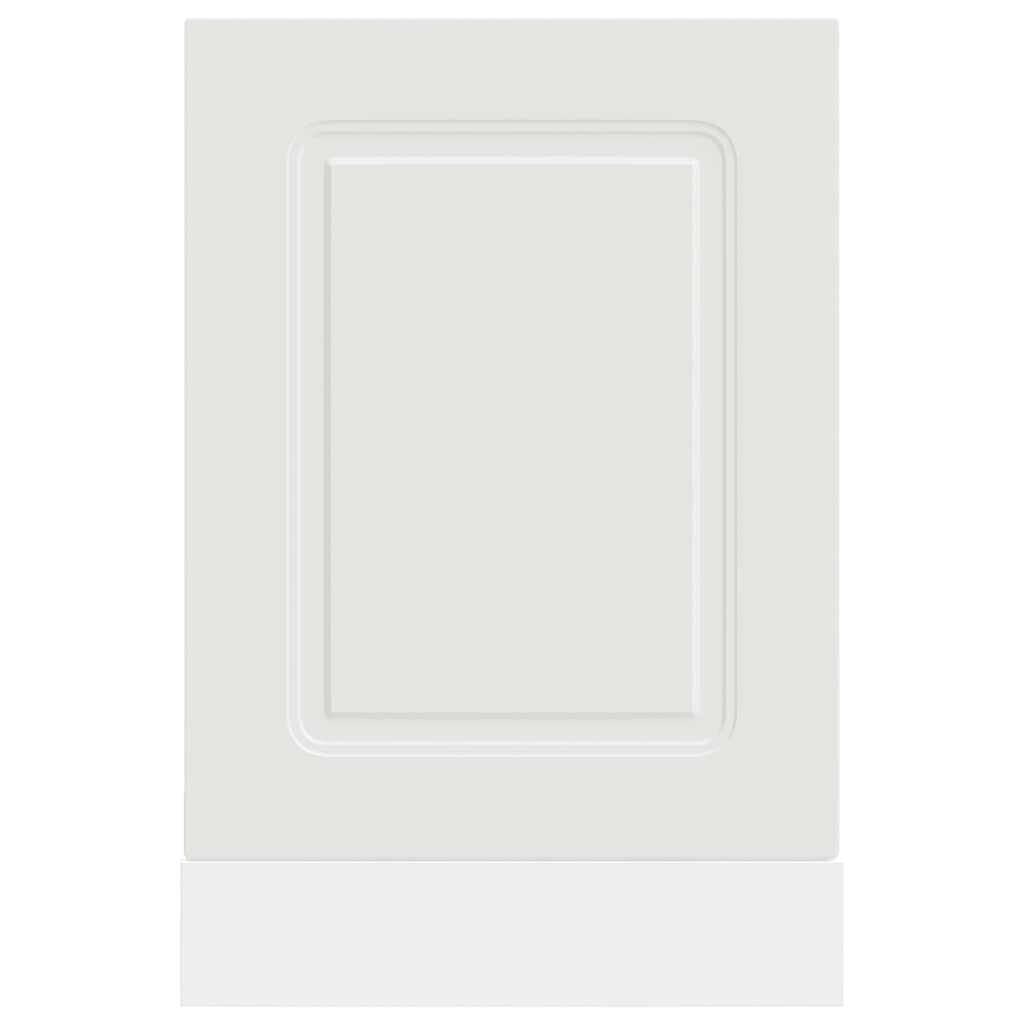 Oppvaskmaskin panel Kalmar hvit 45x1,5x57 cm konstruert tre