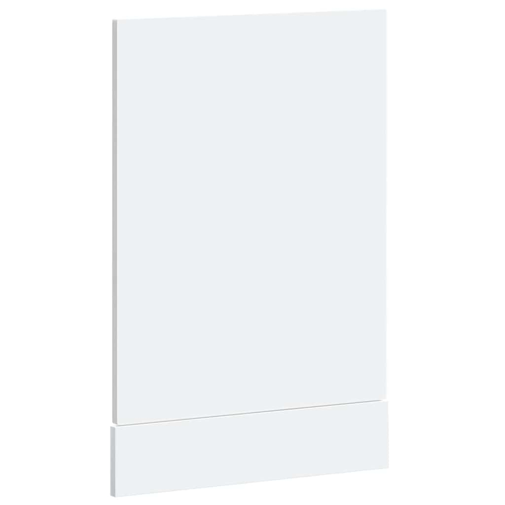 Oppvaskmaskin panel Kalmar hvit 45x1,5x67 cm konstruert tre