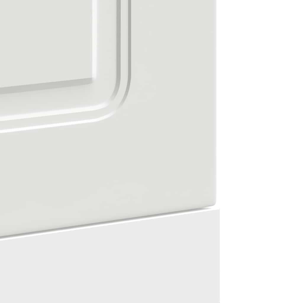 Oppvaskmaskin panel Kalmar hvit 45x1,5x57 cm konstruert tre