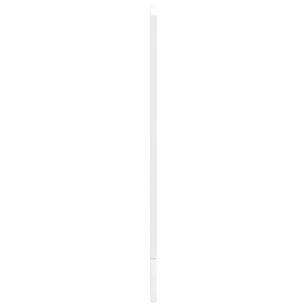 Oppvaskmaskin panel høyglans hvit 45x1,5x57 cm konstruert tre