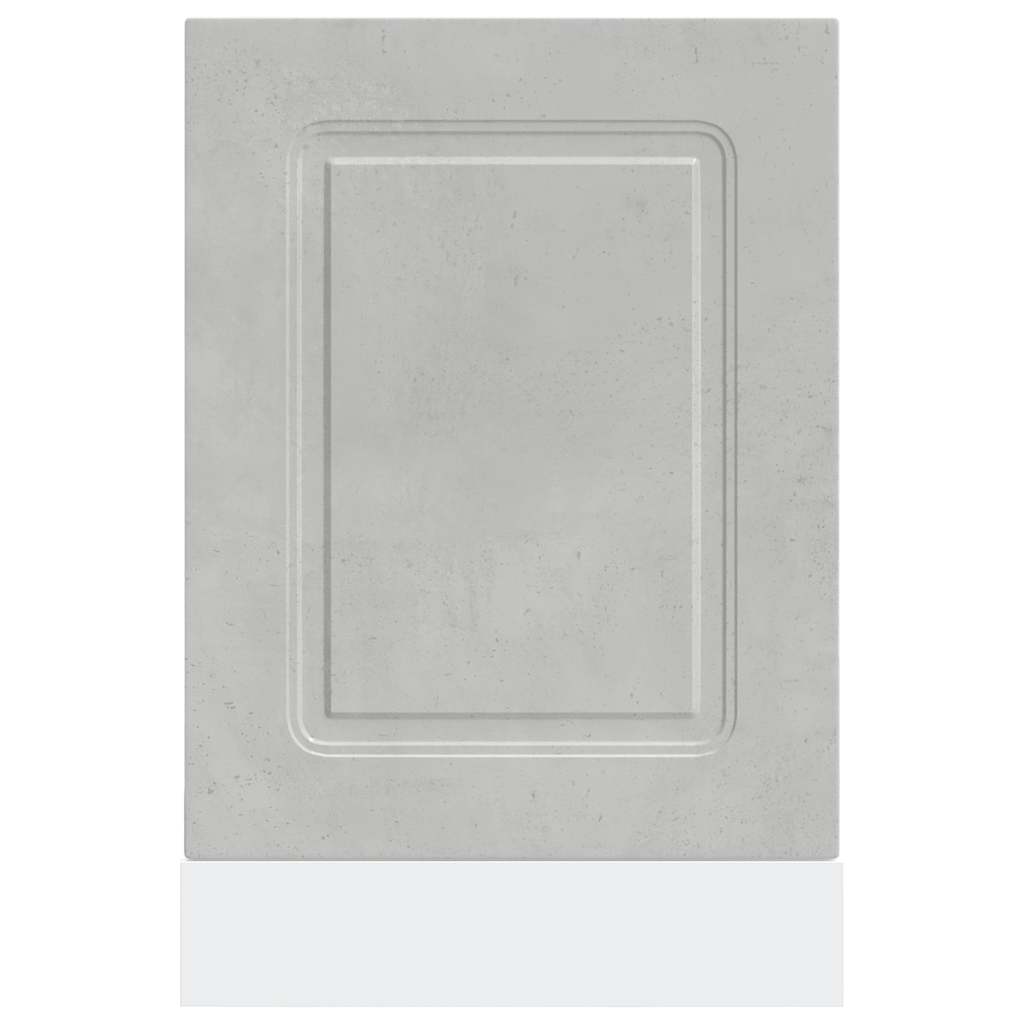 Oppvaskmaskin panel Kalmar betonggrå 45x1,5x57cm konstruert tre