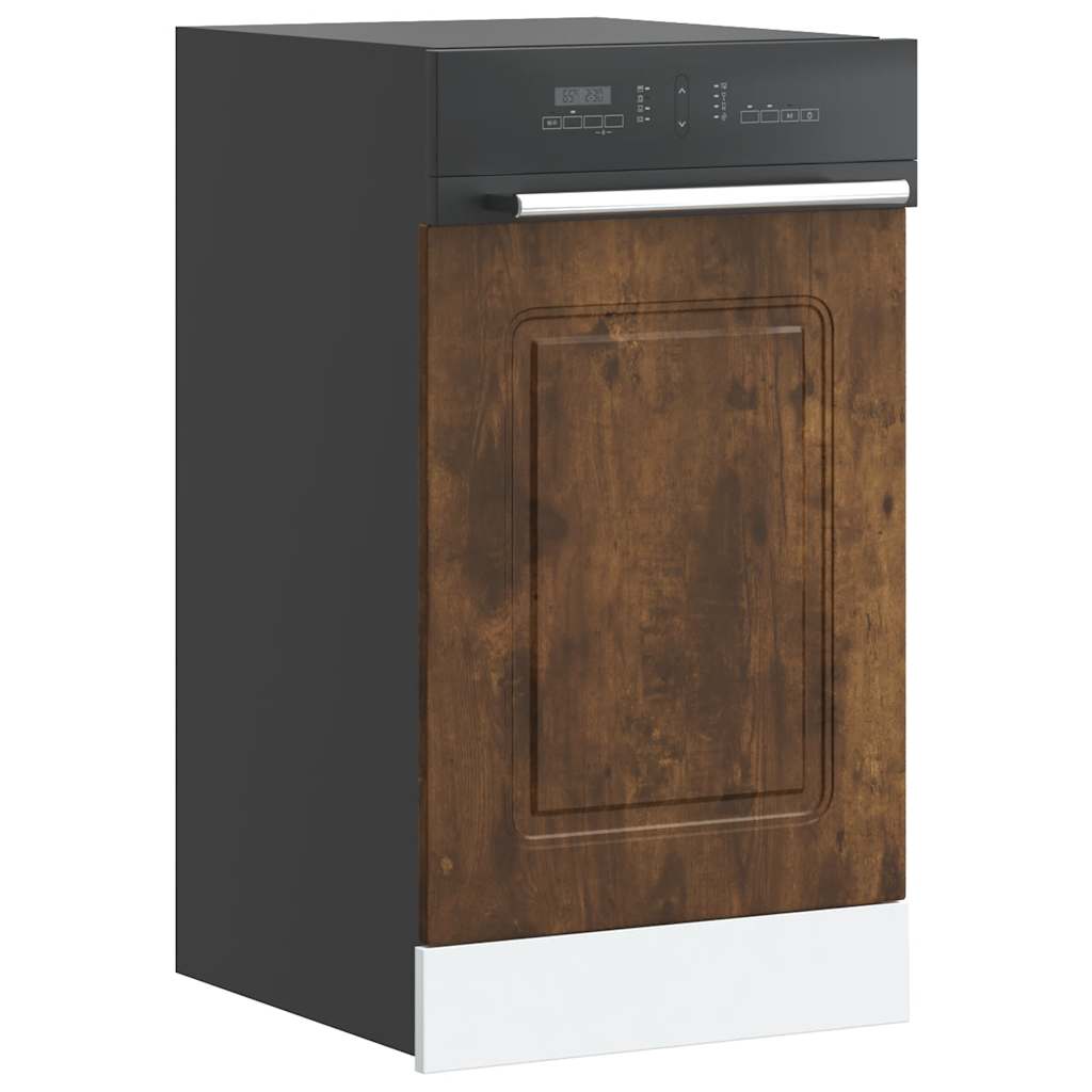Oppvaskmaskin panel Kalmar røkt eik 45x1,5x57 cm konstruert tre