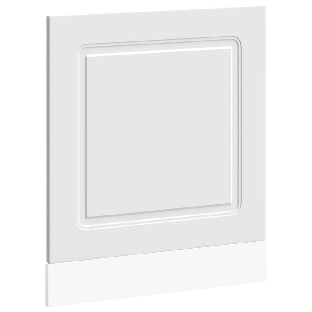 Oppvaskmaskin panel Kalmar hvit 60x1,5x57 cm konstruert tre