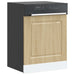 Oppvaskmaskin panel sonoma eik 60x1,5x57 cm konstruert tre