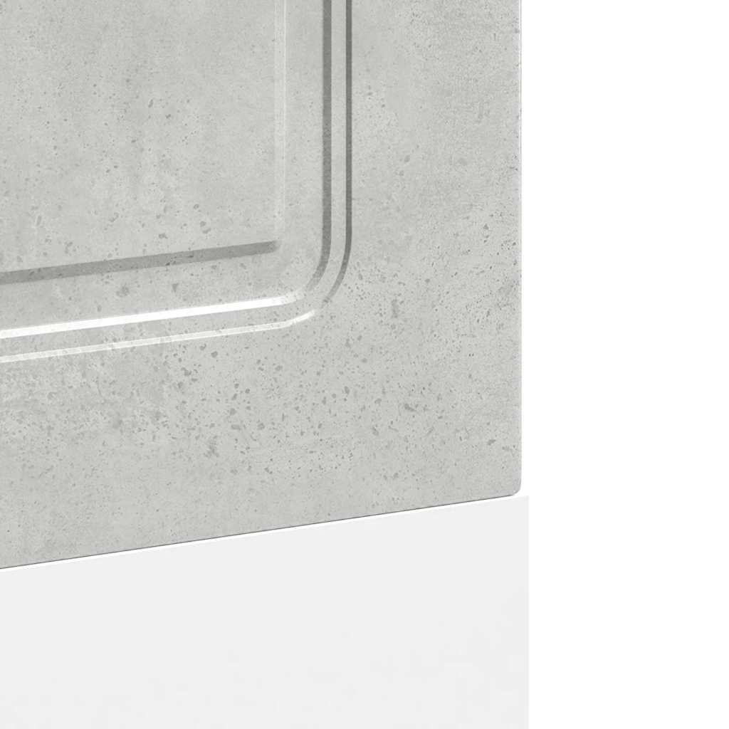 Oppvaskmaskin panel Kalmar betonggrå 60x1,5x57cm konstruert tre