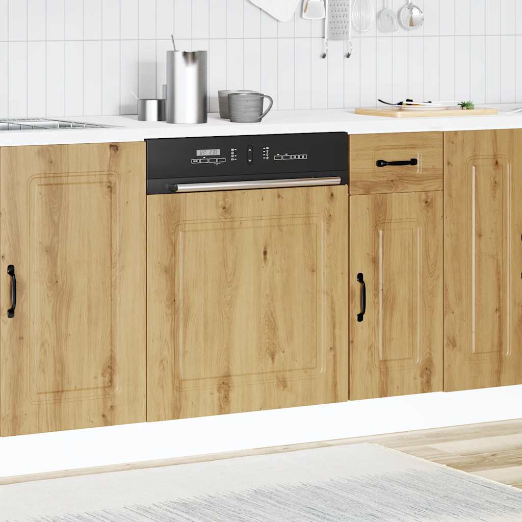 Oppvaskmaskin panel artisan eik 60x1,5x57 cm konstruert tre