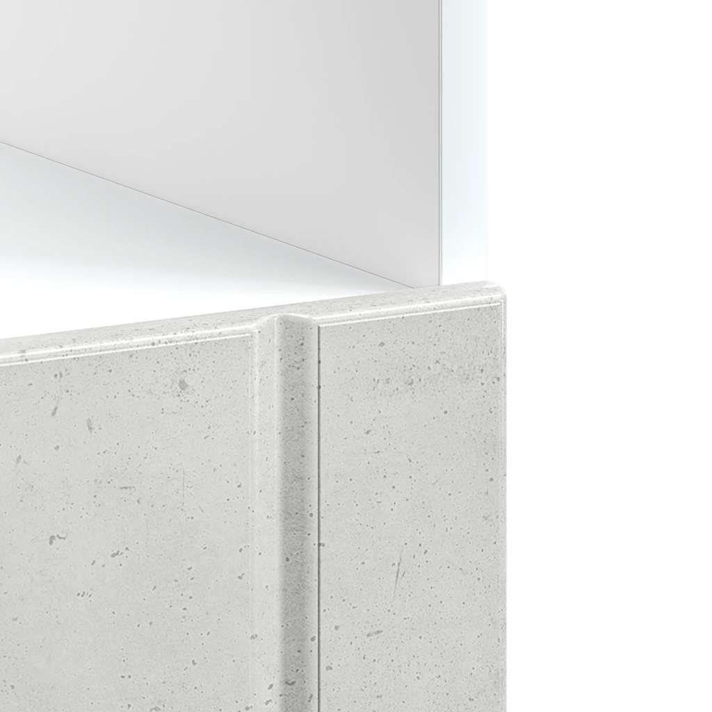 Ovnskap Lucca betonggrå konstruert tre