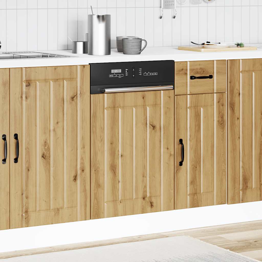 Oppvaskmaskin Lucca artisan eik konstruert tre