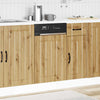 Oppvaskmaskin Lucca artisan eik konstruert tre