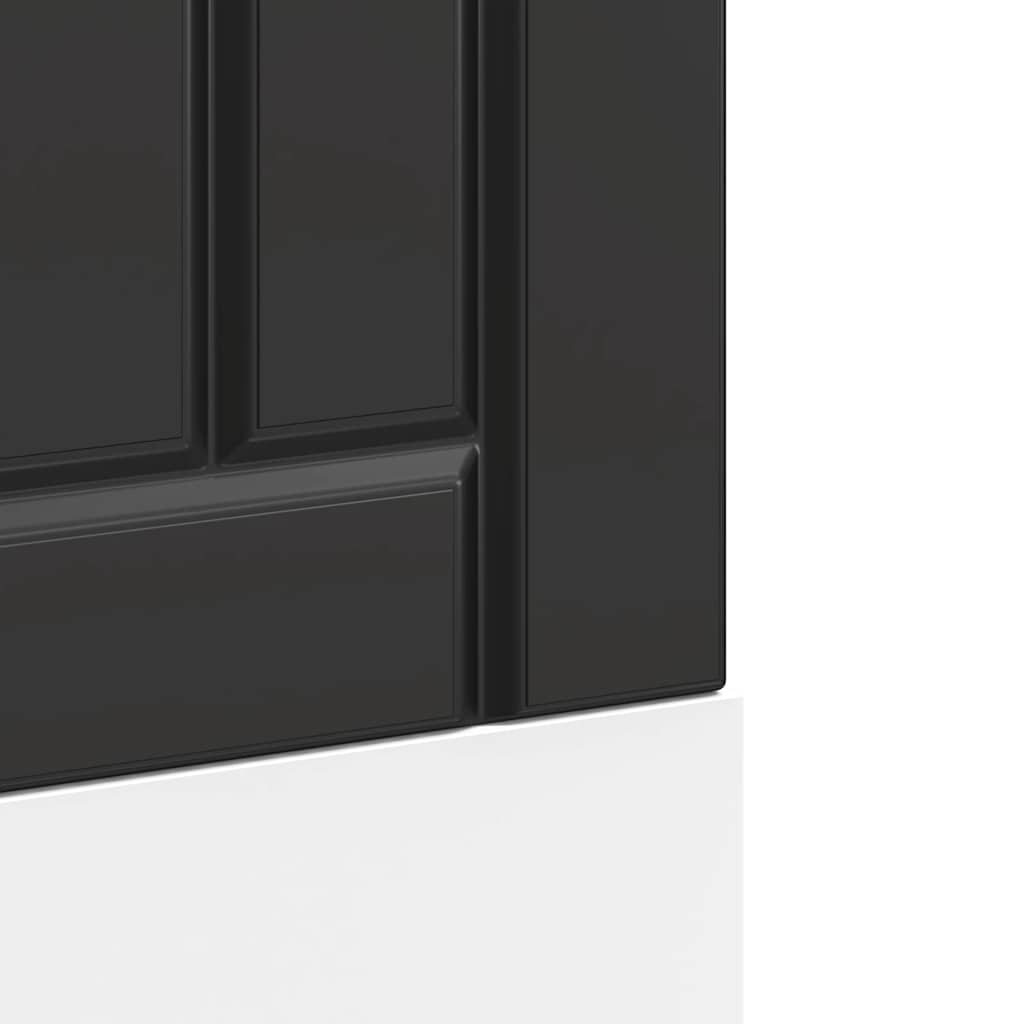 Oppvaskmaskin panel Lucca svart konstruert tre
