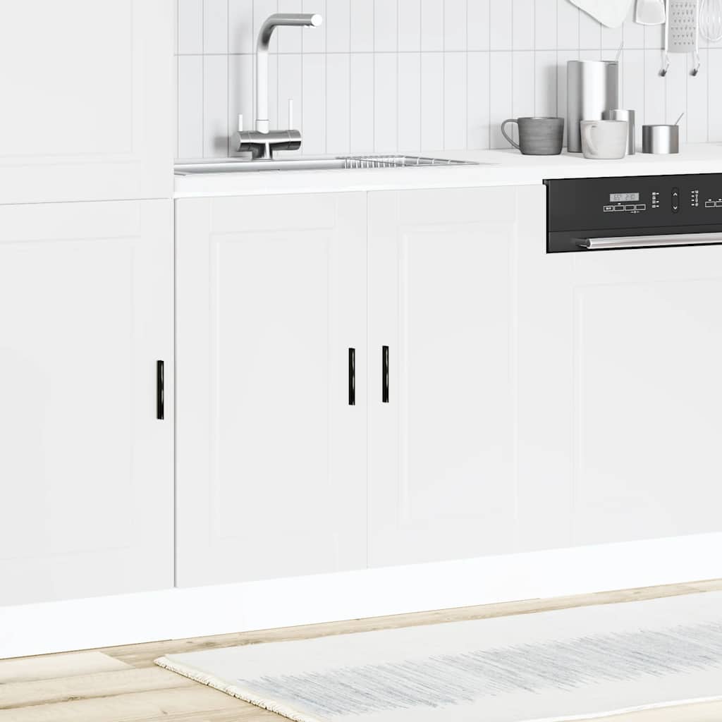 Vask underskap Porto hvit 80x46x81,5 cm konstruert tre
