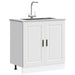 Vask underskap Porto hvit 80x46x81,5 cm konstruert tre