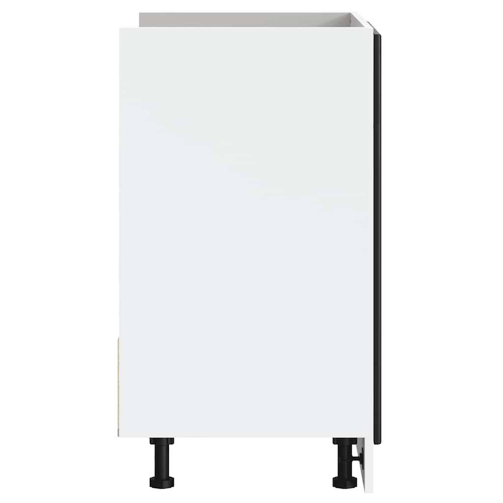 Vask underskap Porto svart 80x46x81,5 cm konstruert tre